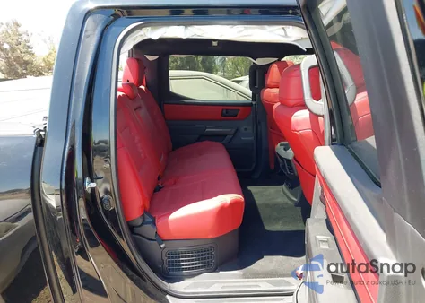 2025 Toyota Tundra Hybrid Trd Pro Hybrid Crewmax 5.5' Bed from USA, damaged, VIN 5TFPC5DB5SX099388